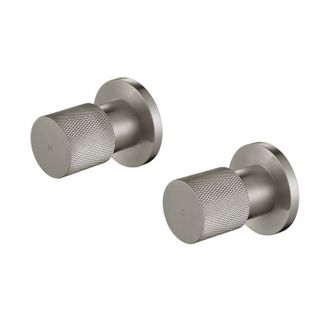 Cadence 1/4 Turn Brushed Nickel Wall Top Assemblies