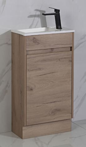 CABINET ONLY Revit Floor Mount Timber Look Passage Vanity ( 250mm Deep)