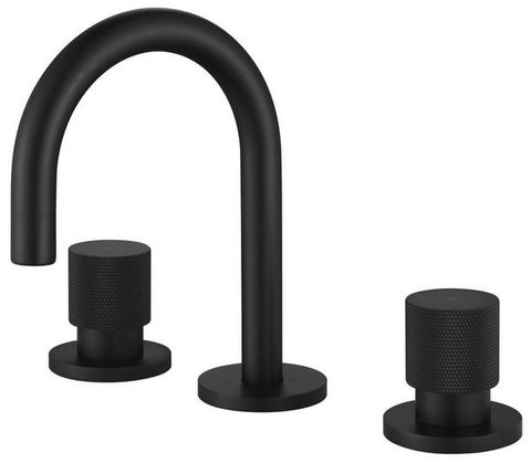 Cadence 1/4 Turn Matte Black Basin Set