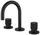 Cadence 1/4 Turn Matte Black Basin Set