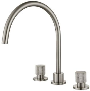 Cadence 1/4 Turn Brushed Nickel Hob Sink Set