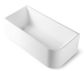 Memphis 1500 Left Gloss White Corner Freestanding Bath