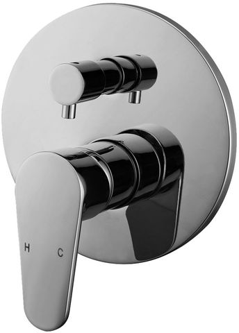 Batali Round Chrome Shower Mixer with Diverter