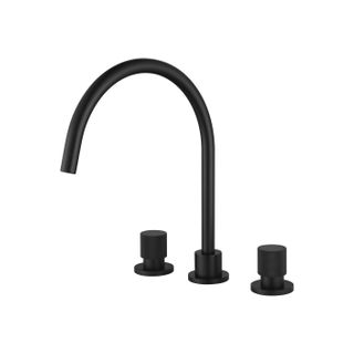 Cadence 1/4 Turn Matte Black Hob Sink Set