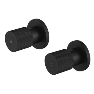 Cadence 1/4 Turn Matte Black Wall Top Assemblies