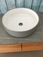 Mersey Matte Grey/(Gloss)White A/C Basin 360x360x120mm