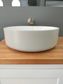 Mersey Matte Mushroom/(Gloss)White A/C Basin 360x360x120mm