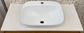 Wye Gloss White Semi Inset Basin 500*425*155mm