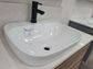 Wye Gloss White Semi Inset Basin 500*425*155mm