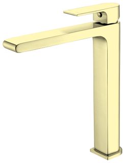 BIANCA TALL BASIN MIXER BRUSHED GOLD