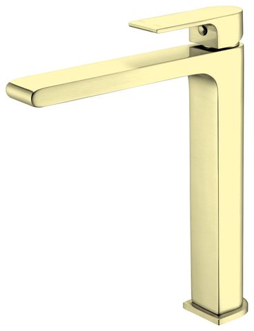 BIANCA TALL BASIN MIXER BRUSHED GOLD