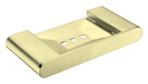 BIANCA SOAP DISH HOLDER BRUSHED GOLD