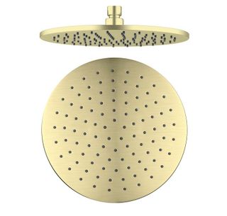 250MM ROUND SHOWER HEAD BRUSHED GOLD