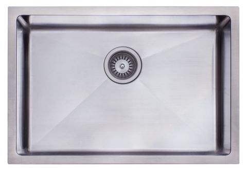 Undermount Sink Single Sq 650x450 Chrome