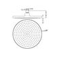 230MM AIR SHOWER HEAD MATTE BLACK