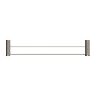 OPAL DOUBLE TOWEL RAIL 600MM GRAPHITE