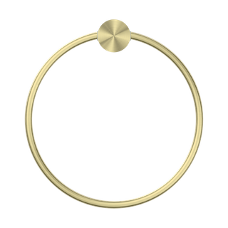 OPAL TOWEL RING BRUSHED GOLD