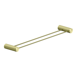 OPAL DOUBLE TOWEL RAIL 600MM BRUSHED GOLD