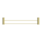 OPAL DOUBLE TOWEL RAIL 600MM BRUSHED GOLD