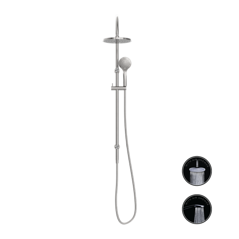 OPAL TWIN SHOWER WITH AIR SHOWER BRUSHED NICKEL