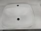 Wye Matte White Semi Inset Basin 500*425*155mm