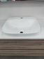 Wye Matte White Semi Inset Basin 500*425*155mm