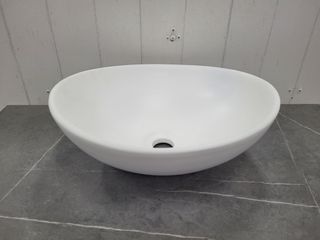 Vienna Matte White A/c Basin 400x340x145