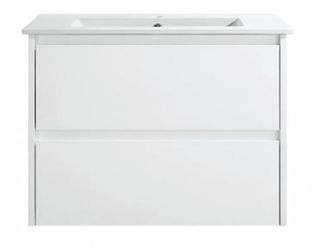 Amber 750 Matte WHITE Wall Hung Vanity