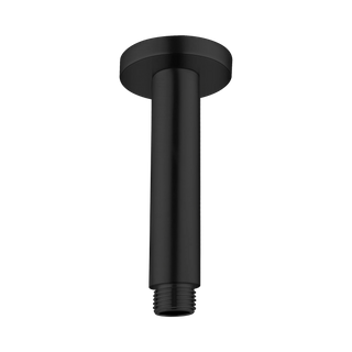 ROUND CEILING ARM 100MM LENGTH MATTE BLACK