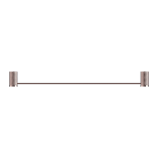 OPAL SINGLE TOWEL RAIL 600MM BRUSHED BRONZE