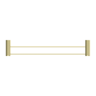 OPAL DOUBLE TOWEL RAIL 600MM BRUSHED BRONZE