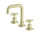 X PLUS BASIN SET BRUSHED GOLD