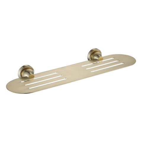 Medoc Metal Shelf Brushed Bronze