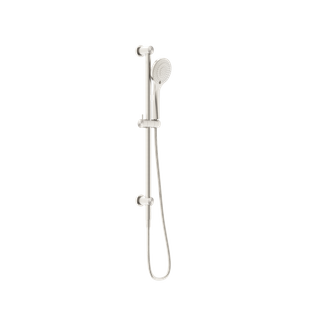 MECCA SHOWER RAIL WITH AIR SHOWER BRUSHED NICKEL