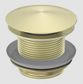 40MM BATH POP-UP PLUG WITH REMOVABLE WASTE NO OVERFLOW BRUSHED GOLD