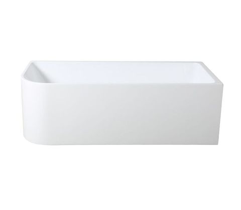 Memphis 1700 Right Matte White Corner Freestanding Bath