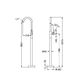 MECCA FREESTANDING BATH MIXER BRUSHED BRONZE