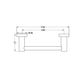 MECCA HAND TOWEL RAIL MATTE WHITE