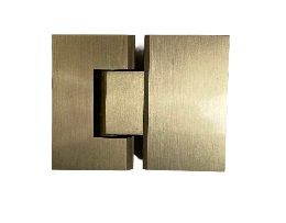 Frameless Hinges (Each) Brushed Nickel