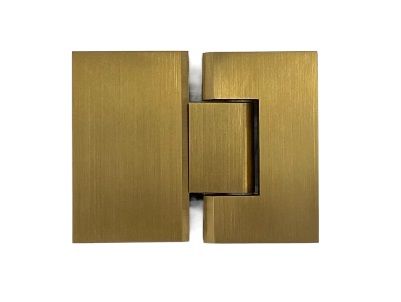 Frameless Hinges (Each) Brushed Bronze