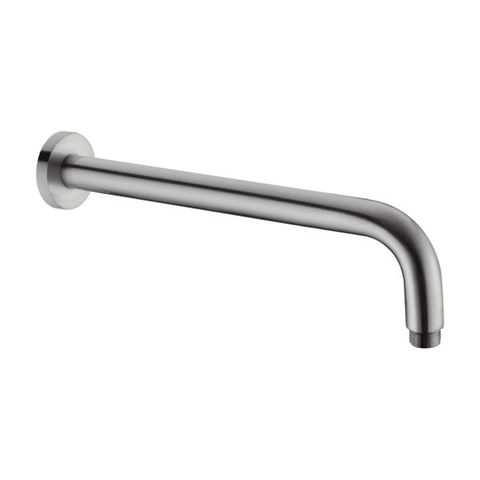 ROUND SHOWER ARM 330MM LENGTH GRAPHITE