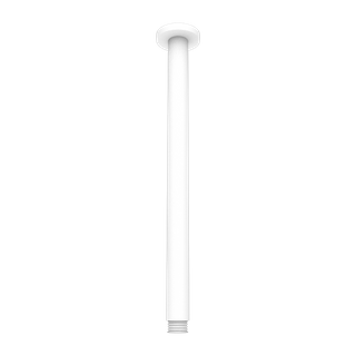 ROUND CEILING ARM 300MM LENGTH MATTE WHITE