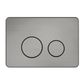 IN WALL TOILET PUSH PLATE GRAPHITE