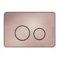 IN WALL TOILET PUSH PLATE BRUSHED BRONZE