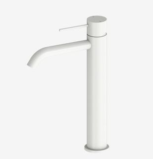MECCA TALL BASIN MIXER MATTE WHITE