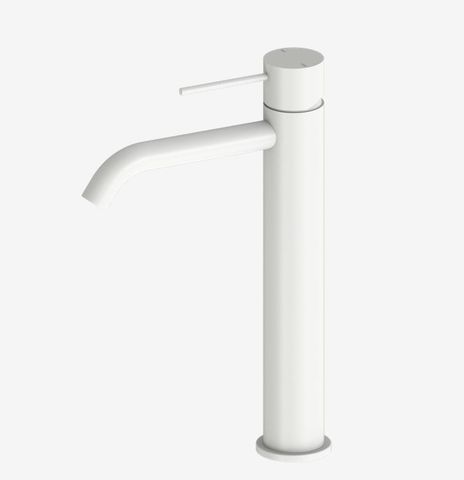 MECCA TALL BASIN MIXER MATTE WHITE