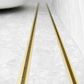 Aluminium Brushed Gold Slimline Tile Insert Grate =<1200mm (length) x 100mm x 26