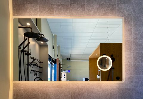 Vivian Clive Rectangle D & M 1200 x 700 LED Mirror