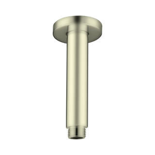 ROUND CEILING ARM 100MM LENGTH BRUSHED GOLD