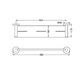 MECCA METAL SHOWER SHELF MATTE WHITE